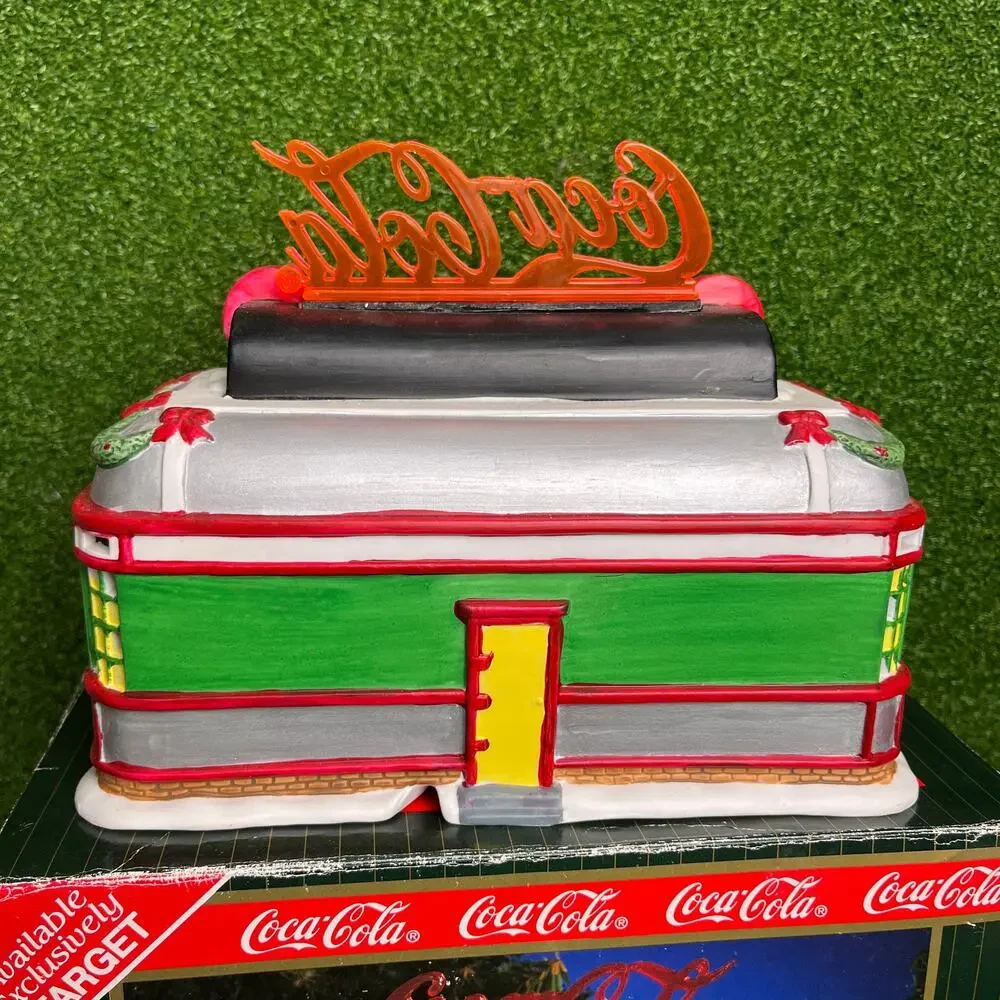 Vintage 1998 Coca-Cola Joe's Diner Town Square Collection Holiday Decor